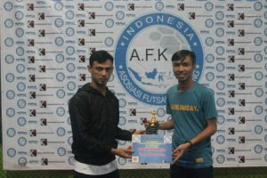 Top scorer Open Turnamen AFK Karawang 2016 Purnomo.