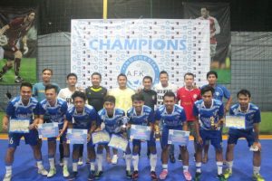 Daffa Futsal Family jawara Open Turnamen AFK Karawang 2016.