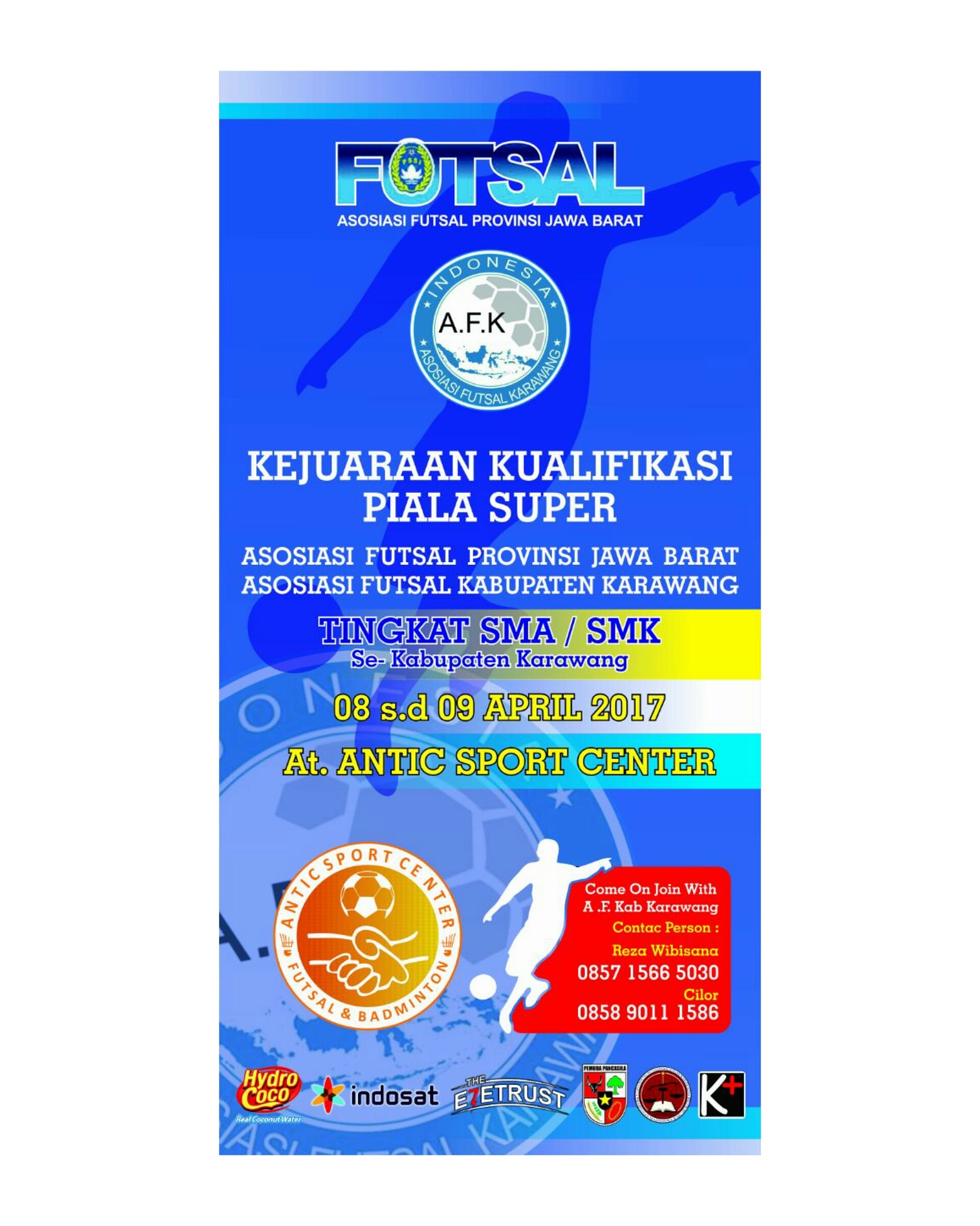 3 Minggul Lagi Gelaran Kualifikasi Kejuaraan Futsal Antar SMK SMA di 3 Minggul Lagi Gelaran Kualifikasi Kejuaraan Futsal Antar SMK SMA di Karawang Karawang Plus