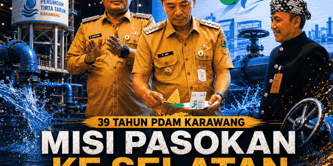 HUT ke 39, Bupati Aep Dorong PDAM Perkuat Jaringan ke Selatan